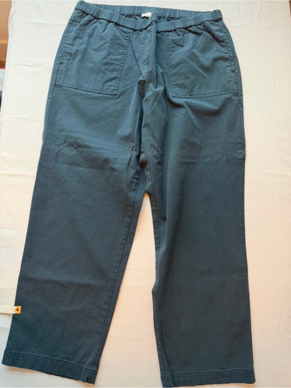 J Jill Blue Chino Pants Large EUC